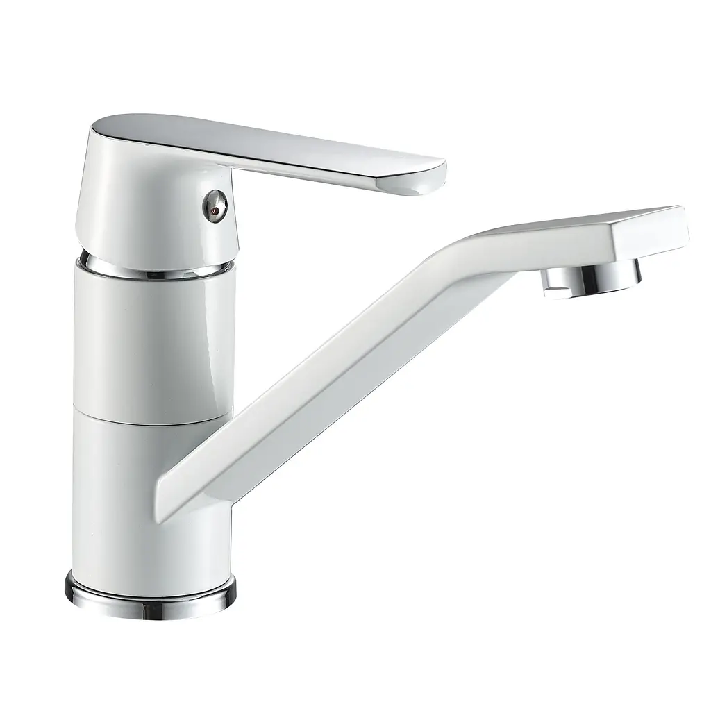 Змішувач для умивальника Globus Lux Laguna GLA-0203MQ-7-white Білий - фото 2
