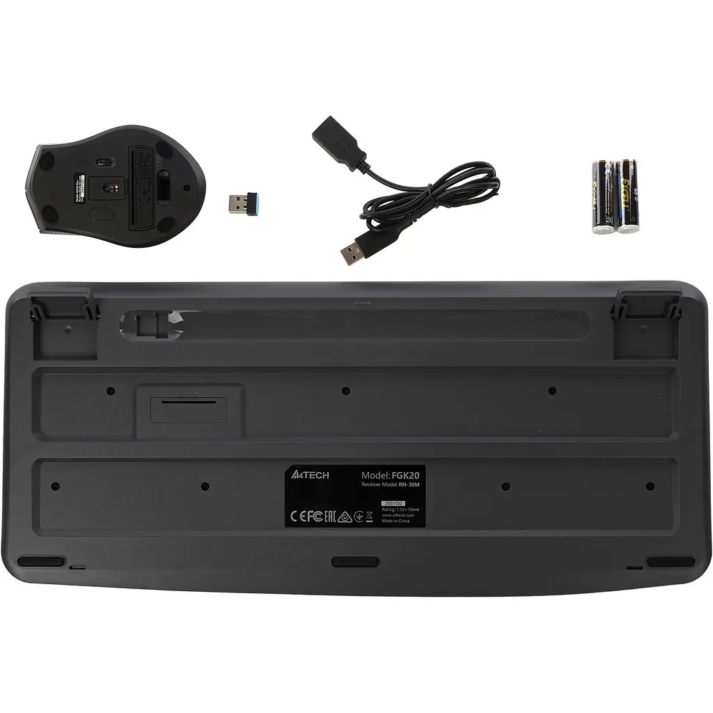 Комплект (клавиатура + мышь) A4Tech Fstyler FG2500S Plus Grey (4711421003247) [159794] - фото 7