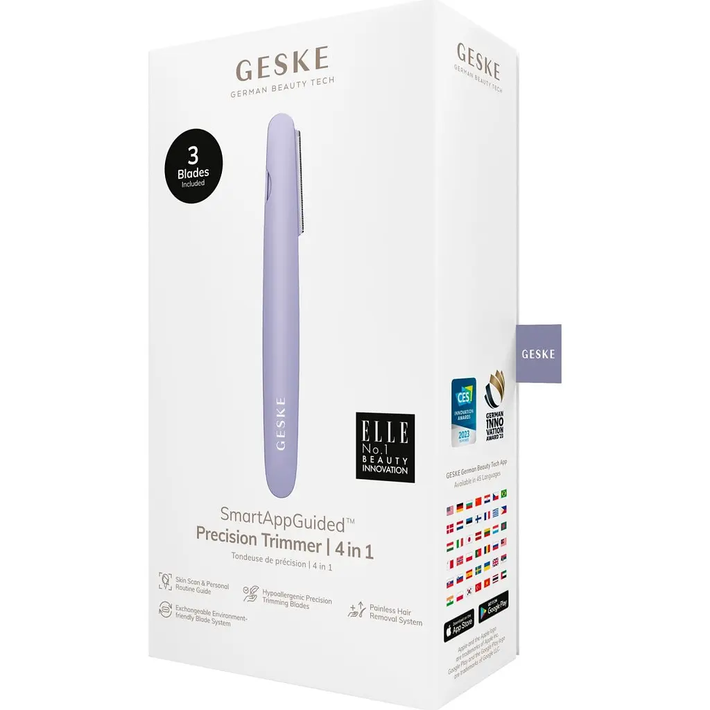 Тример для тіла GESKE Precision Trimmer 4in1 Purple (HB0455) [132066] - фото 11