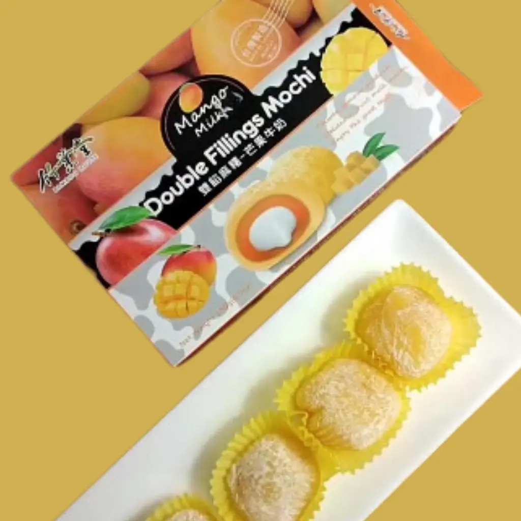 Десерт Моті Bamboo House Double Filling Mochi - Mango & Milk 180 г - фото 2