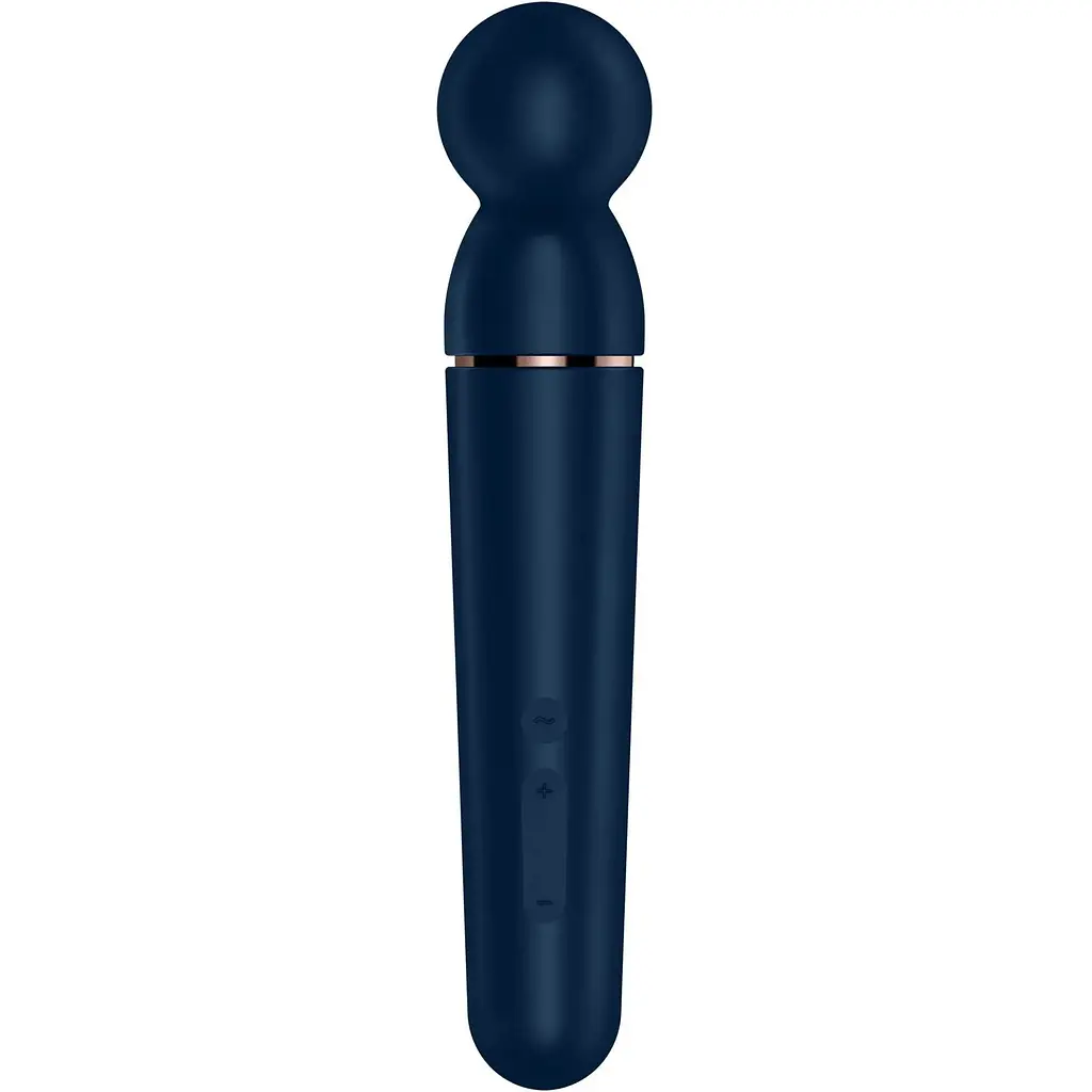 Вибромассажер Satisfyer Planet Wand-er Blue/Rosegold - фото 5