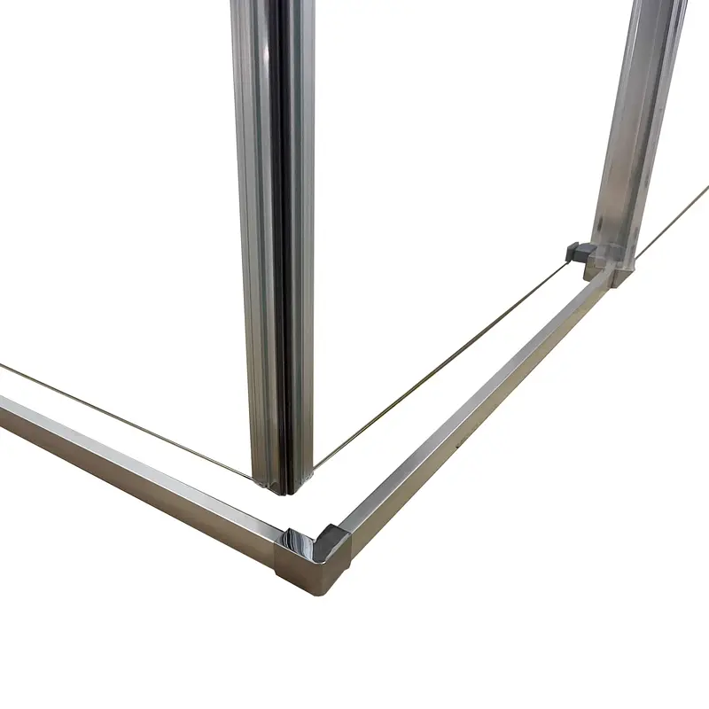 Душова кабіна без піддону Koer Sr SC03-90x90x200-TR-02 прозоре скло Easy Clean 6мм Ss Color KR5680, Нержавіюча сталь, прозорий, Нержавеющая сталь - фото 12