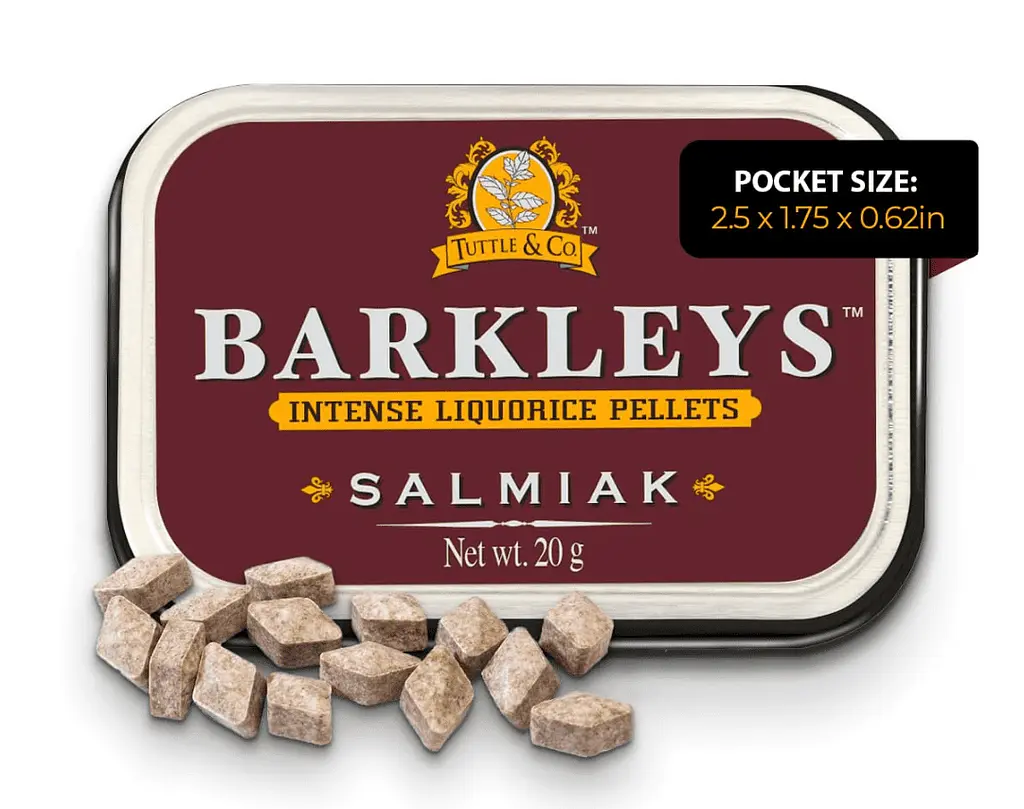 Драже Barkleys Intense Liquorice Pellets Salmiak 20г - фото 2