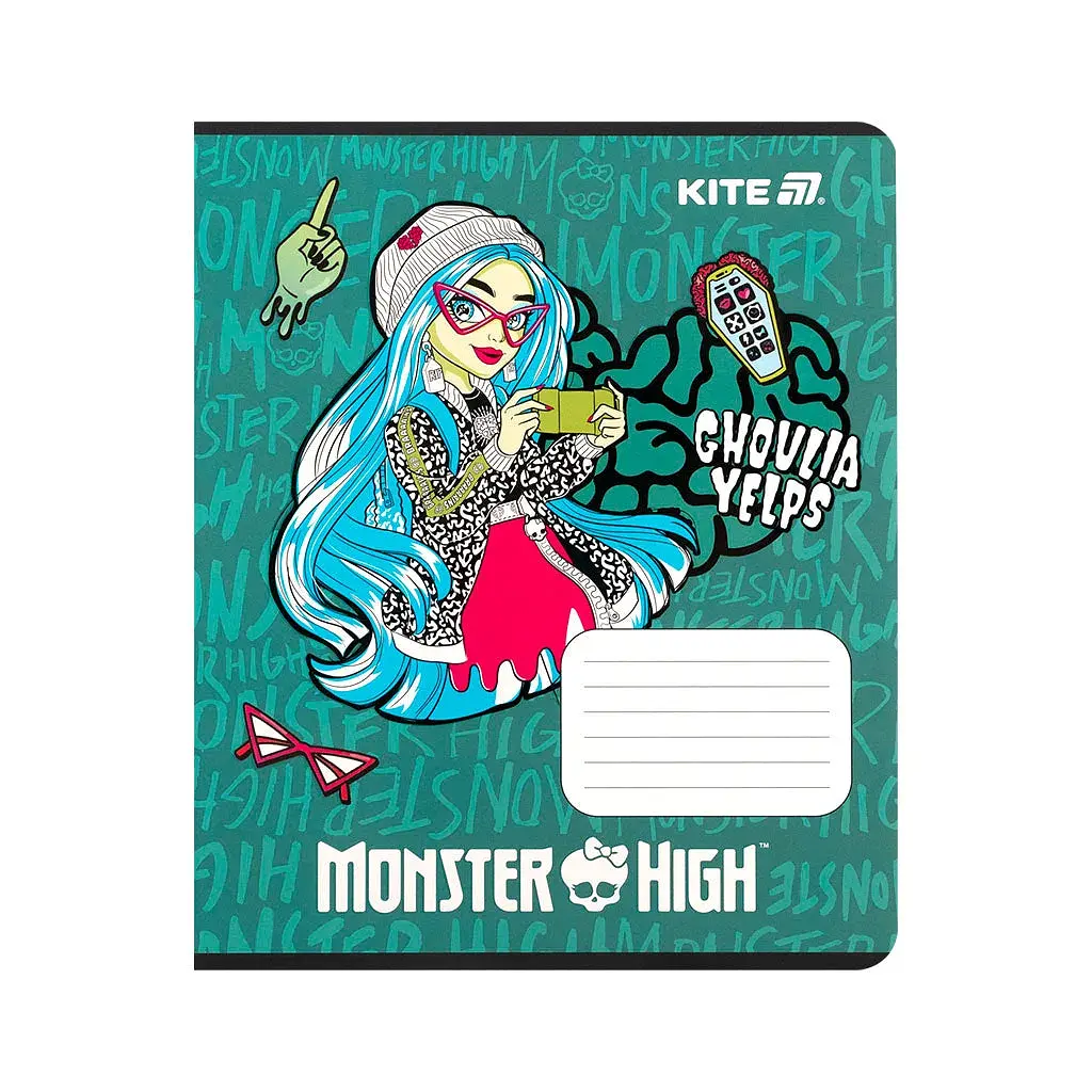 Зошит Kite Monster High, 12 аркушів, клітинка (MH25-232) - фото 5