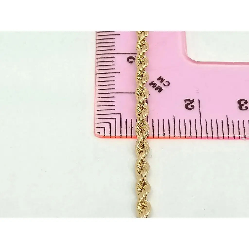 Золотий браслет Столична Ювелірна Фабрика (Джгут). 311502 18,5 - фото 3