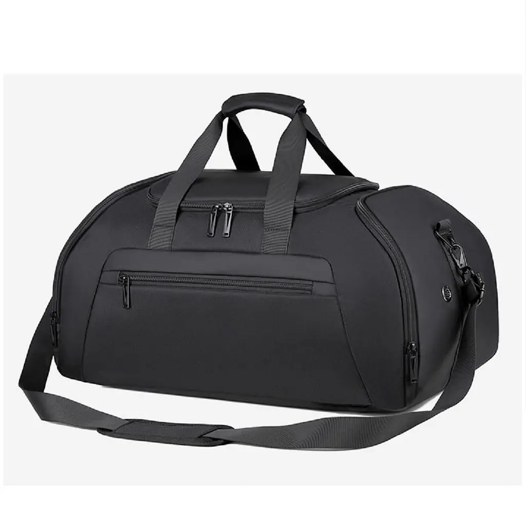 Дорожня сумка чорна текстильна Confident TB8-T18A - фото 2