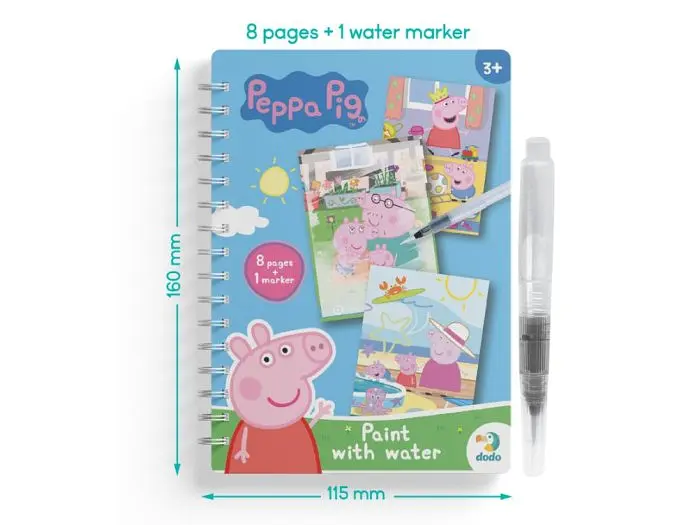 Водяні розмальовки Peppa Pig, DoDo - фото 3