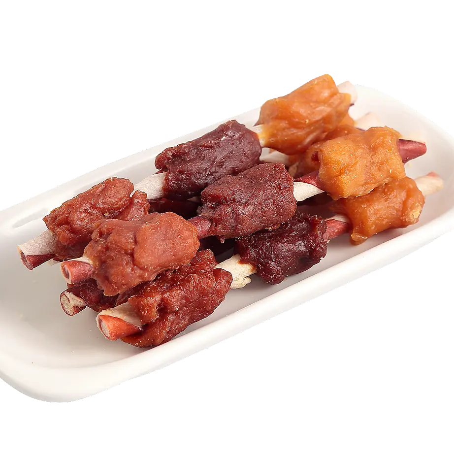 Лакомство для собак AlfPet Шашлык из курицы, утки и печени 500 г - фото 2
