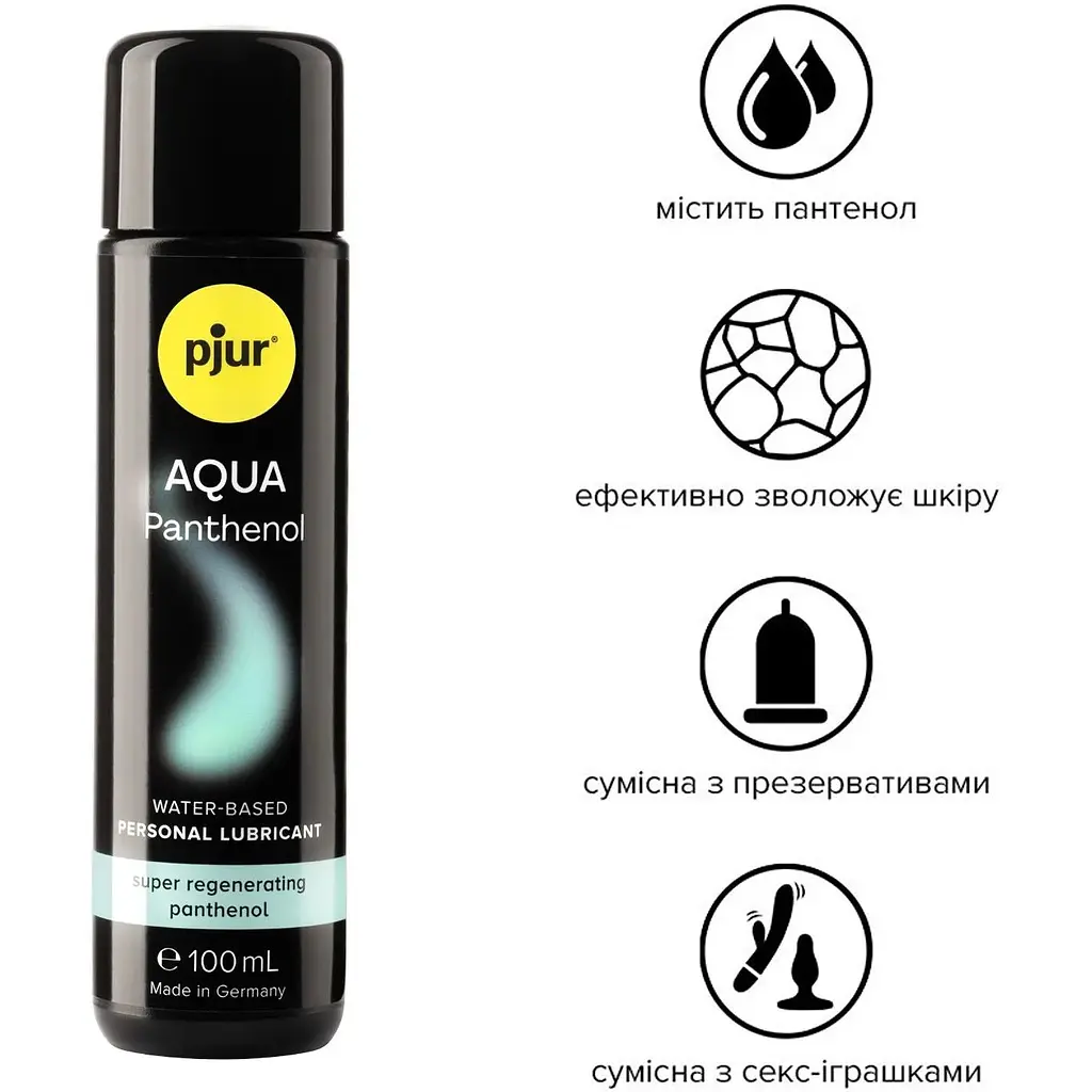 Змазка на водній основі Pjur Aqua PanThenol 100 мл - фото 2