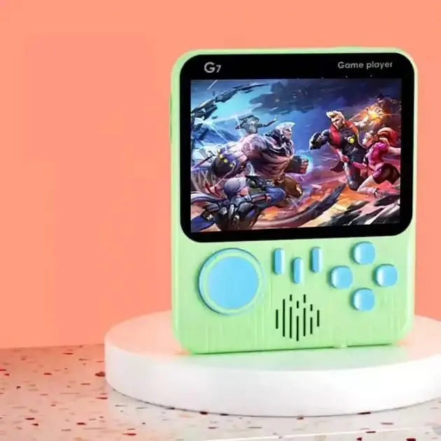 Ретро ігрова приставка SUP G7 Game Box Portable 666 in 1 AV (Green) [74651] - фото 5