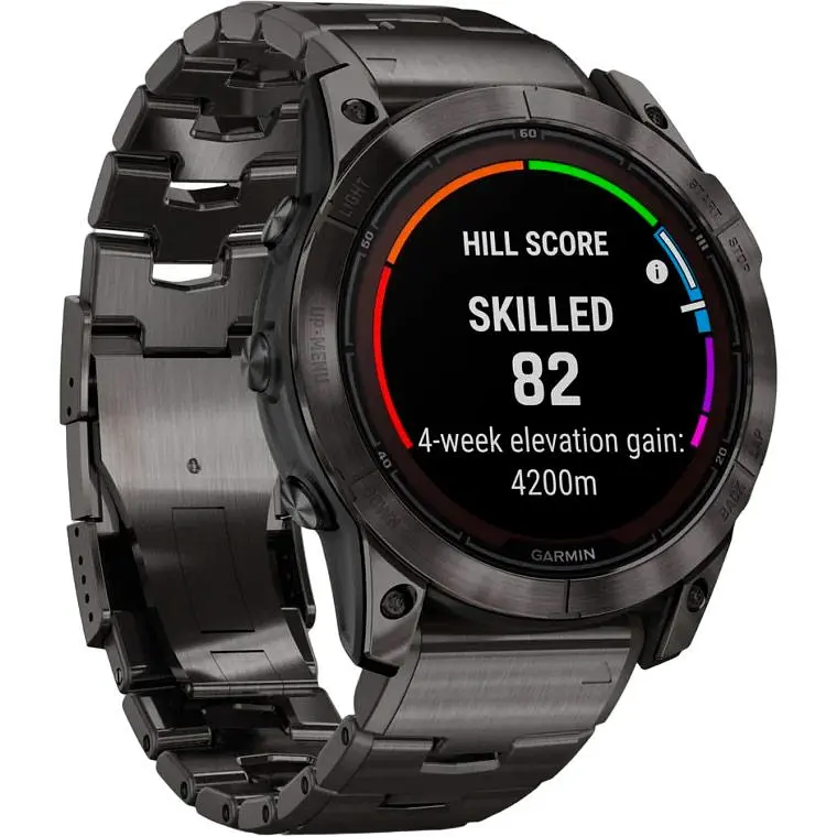 Смарт-годинник Garmin Fenix 7X Pro Sapphire Solar Edition Carbon Gray DLC Titanium with Vented Titanium Bracelet 010-02778-30 [90549] - фото 2