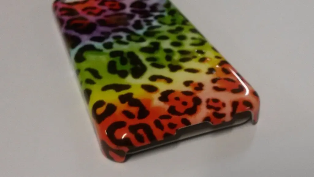 Чохол протиударний Incipio Feather для iPhone 5C Rainbow Cheetah - фото 3