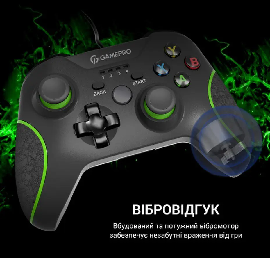 Геймпад джойстик GamePro MG-450 Black USB PC/PS3/Android - фото 9