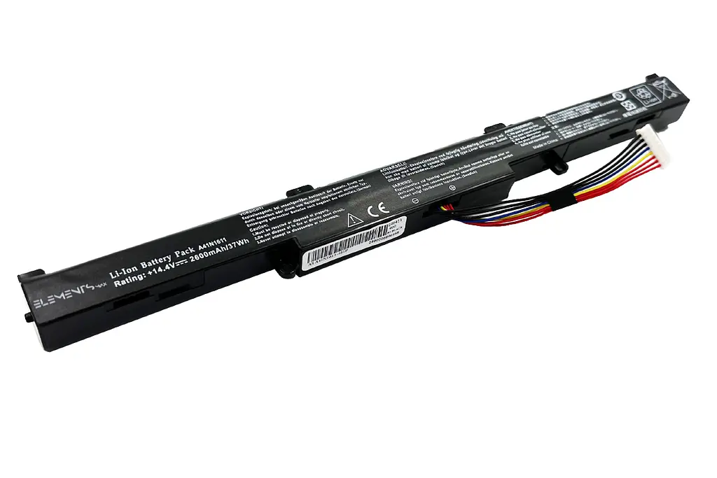 Акумулятор для Asus ROG GL553VD GL553VE GL553VW GL753V GL752VW FX53VD 14.4V 2600 mAh (A41N1611-4S1P-2600) - фото 3
