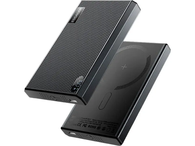 Зовнішній акумулятор (Power Bank) Essager Shining 10000mAh 20W Black (EDY1W-SY0G-Z) - фото 4