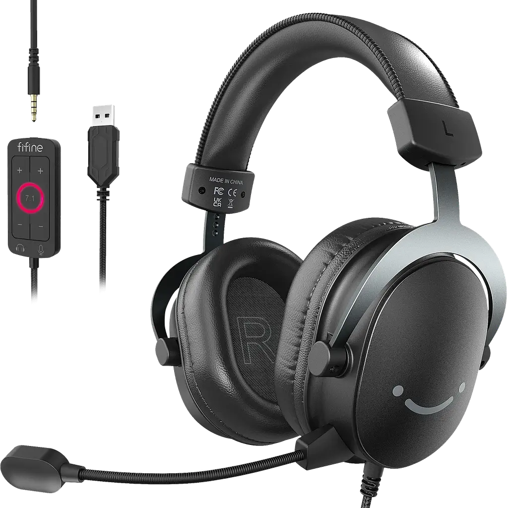 Игровая гарнитура FIFINE H9 USB / Jack 3.5 мм / 7.1 Surround / Съемный микрофон - фото 3