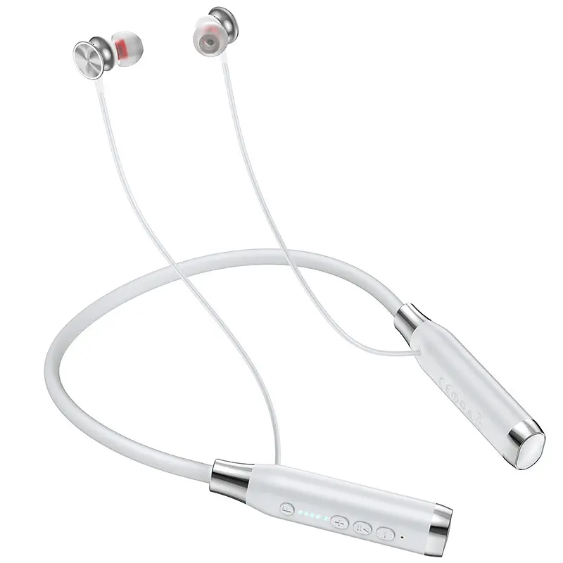 Бездротові спортивні навушники HOCO ES62 Pretty neck-hang BT earphones сірий - фото 2