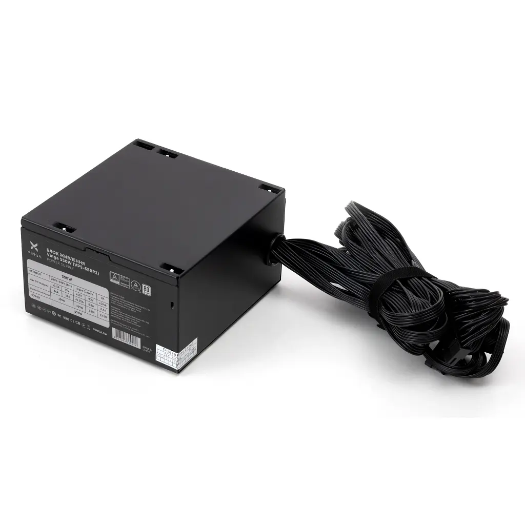Блок живлення Vinga 550W ОЕМ (VPS-550P1) - фото 5