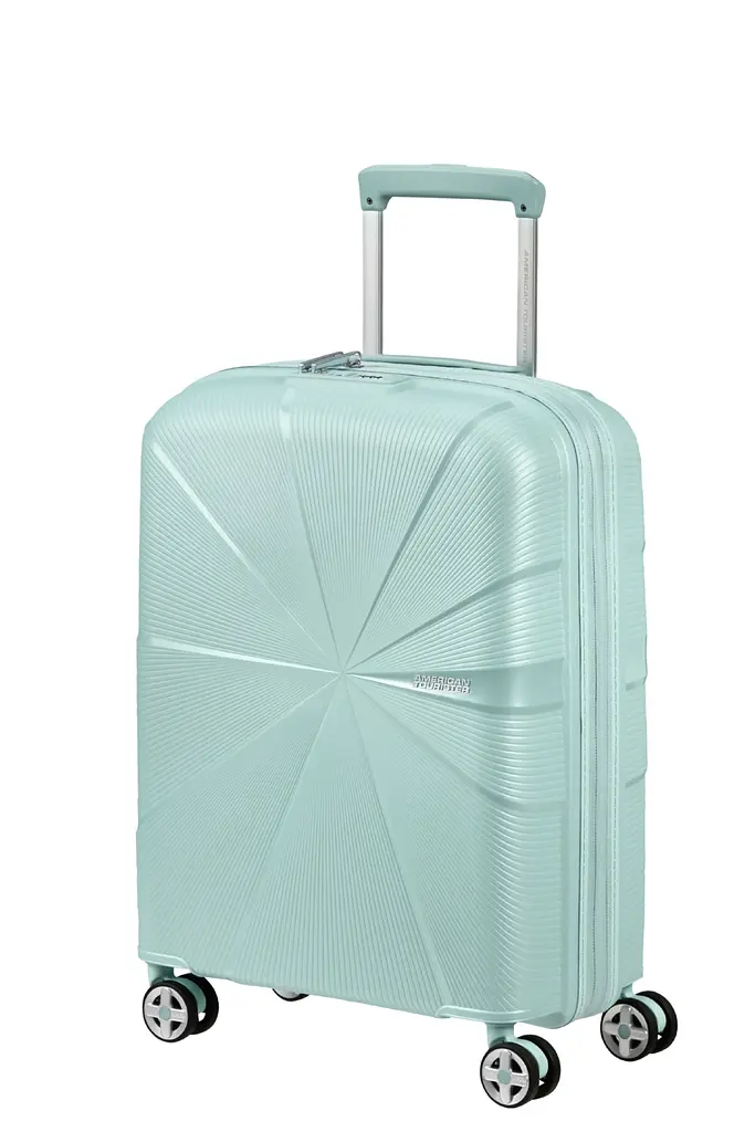Валіза American Tourister STARVIBE METALLIC SURF BLUE 55х40х20(23) 55 См MD5*21002 - фото 5