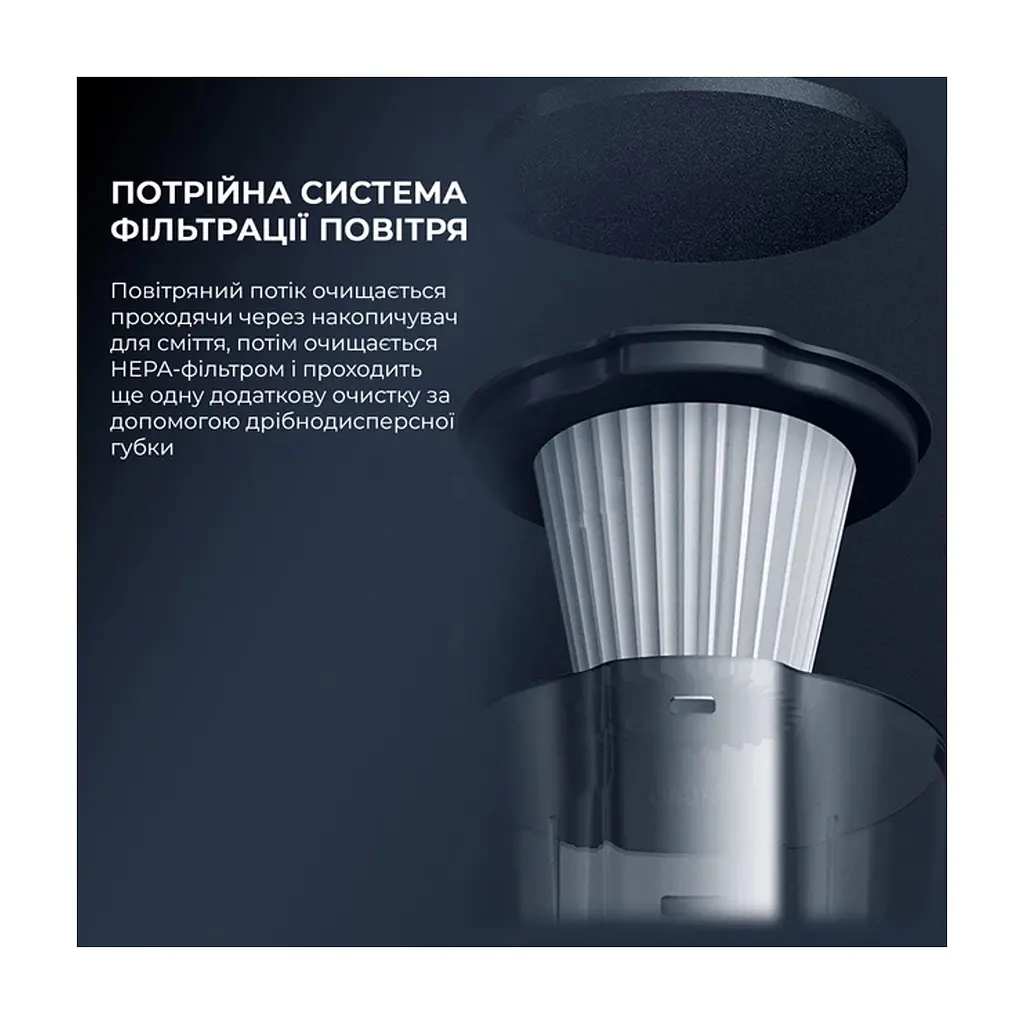 Пилосос Xiaomi Deerma DX115C (DX115C) - фото 4