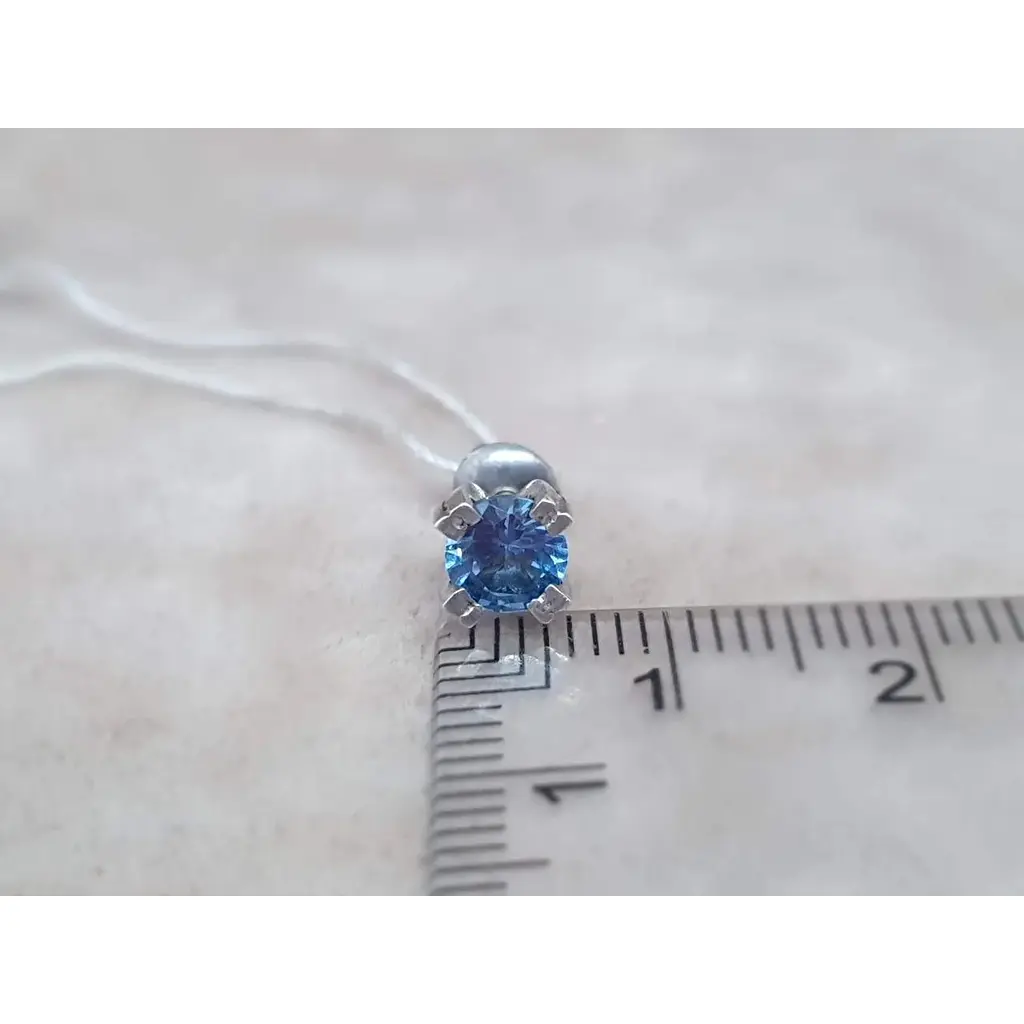 Серебряные серьги Агни Лего с кварцем. 2118/9Р-QLB - фото 3