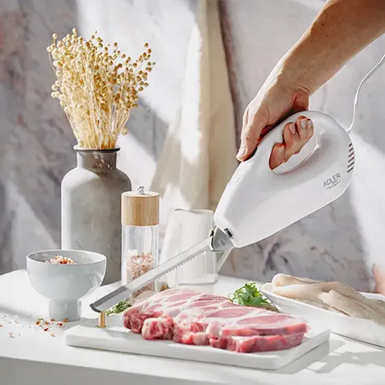 Електроніж Adler AD 4512 з 2 лезами з нержавіючої сталі потужність 200 Вт - фото 7