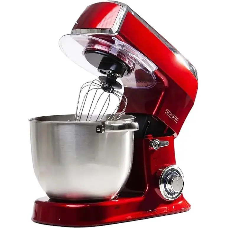 Кухонный комбайн Royalty Line PKM 2100BG 2100 Вт чаша 7.5 л блендер + мясорубка 6 режимов красный - фото 4