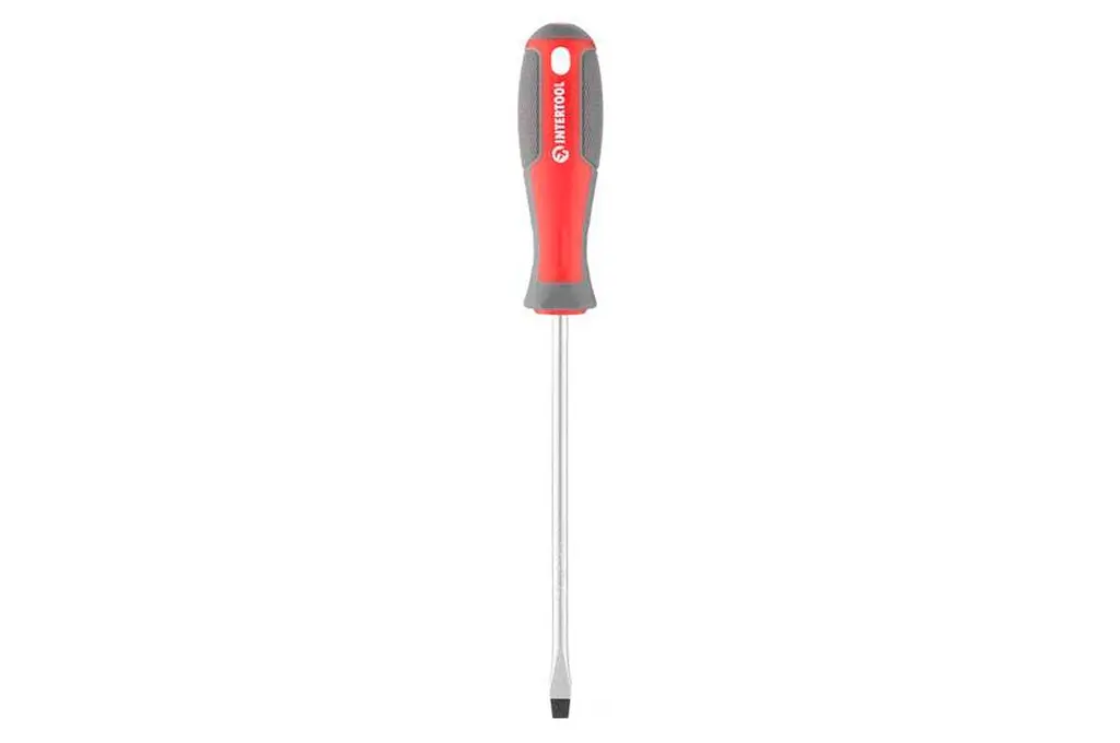 Отвертка плоская шлицевая Intertool SL6 x 150 мм Pro VT-3311 - фото 3