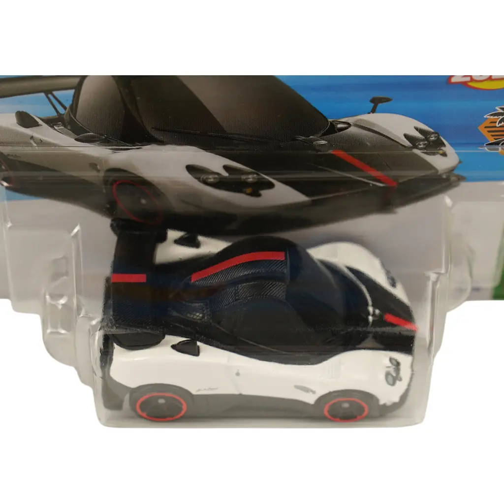 Базовая машинка Hot Wheels Exoticars Pagani Zonda Cinque черно-белая (5785) JJH34-N52 - фото 2