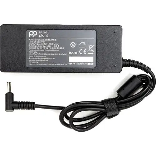 Блок живлення PowerPlant для ноутбуків Asus 19V, 4.74A, 90W, 4.5x3.0 (AS90F4530)