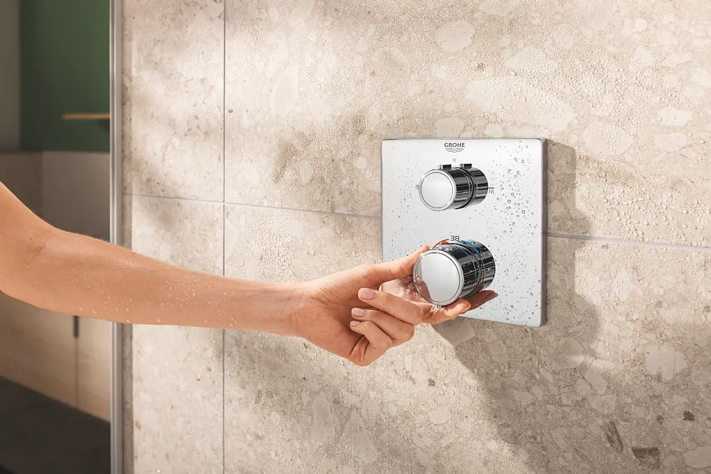 Душева система прихованого монтажу Grohe Grohtherm із Rainshower Mono 310 Cube 34870000, Хром - фото 8
