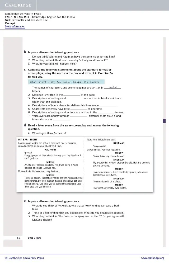 Cambridge English for Media SB with Audio CD - фото 4
