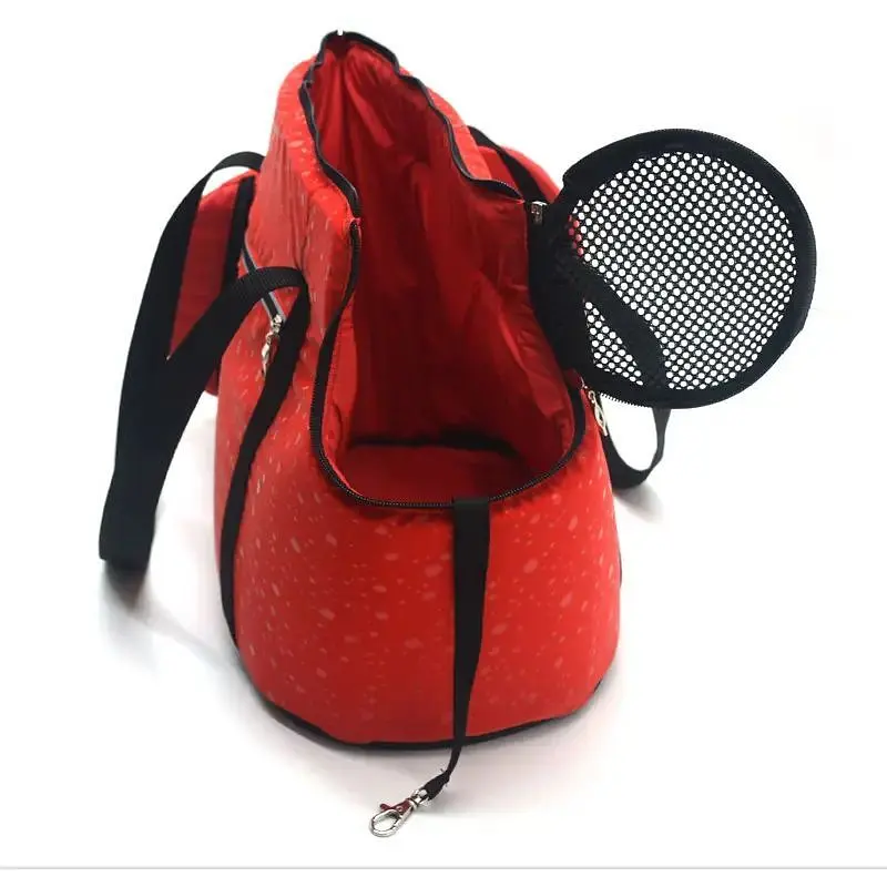 Сумка-переноска Matys Берта, №0, 32х27х22 см, красная - фото 5