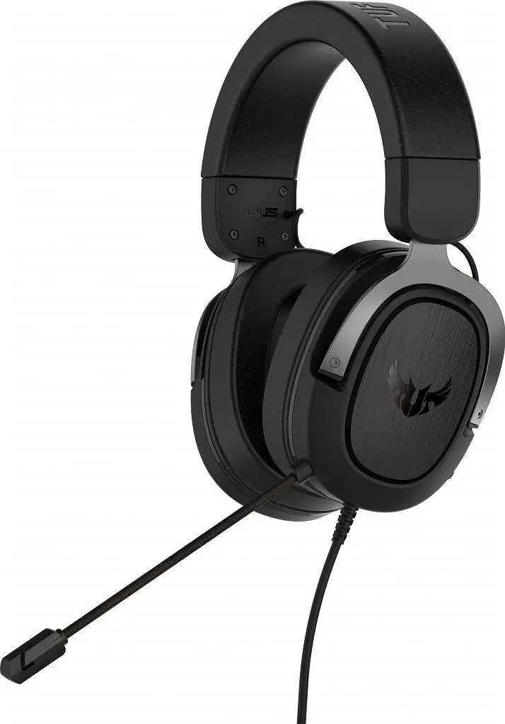 Навушники ASUS TUF Gaming H3 кольору збройового металу (90YH028G-B1UA00)