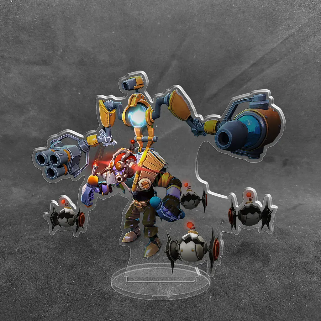 Акрилова колекційна фігурка Dota 2 Tinker 15 см - фото 2