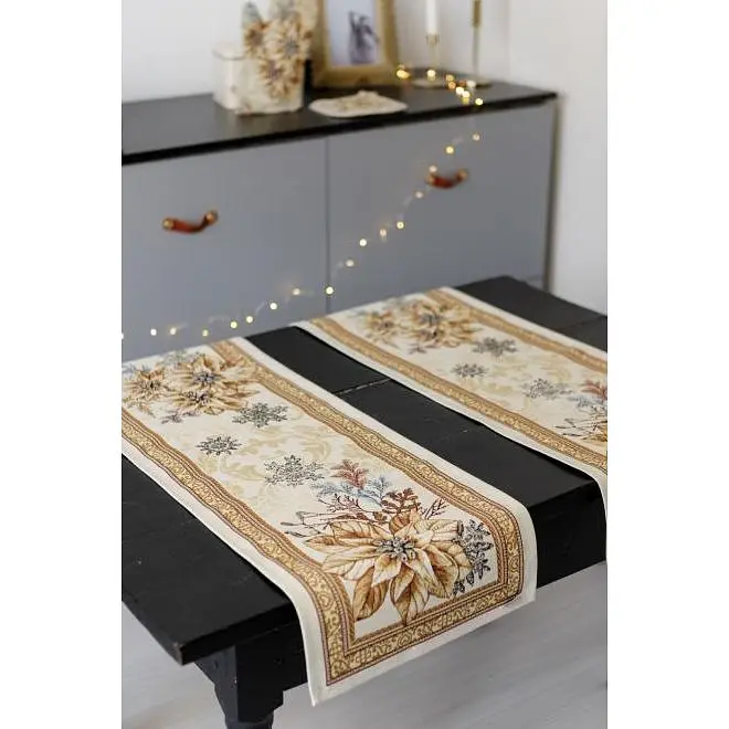 Доріжка гобеленова Прованс Золоте свято 35х100 см (36309) - фото 4