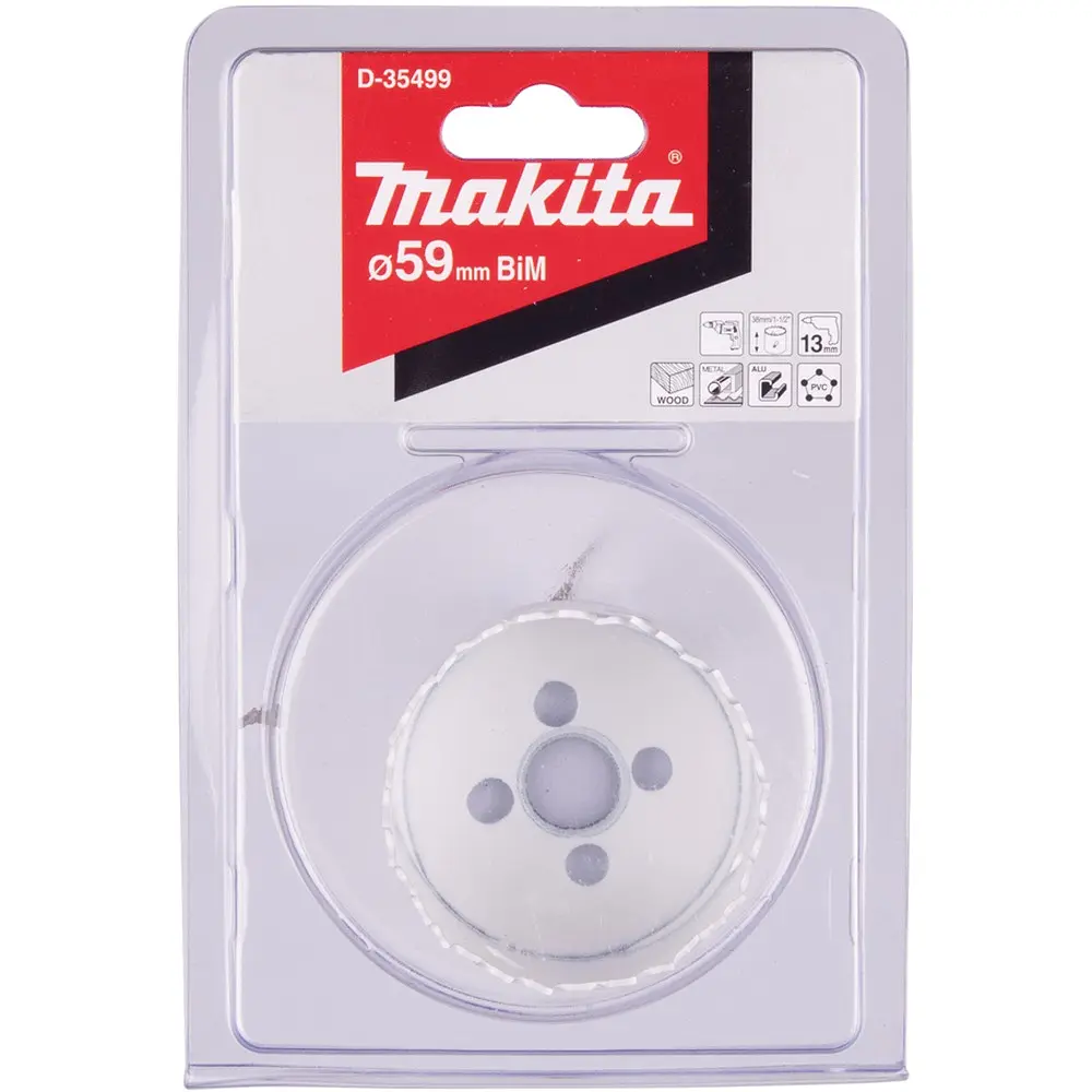 Свердло корончасте біметалеве 59 мм Makita D-35499