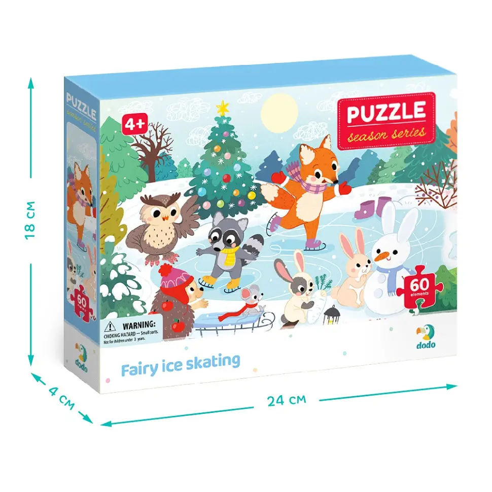 Дитячий пазл "Чарівна ковзанка" DoDo Toys 300410, 60 елементів - фото 5