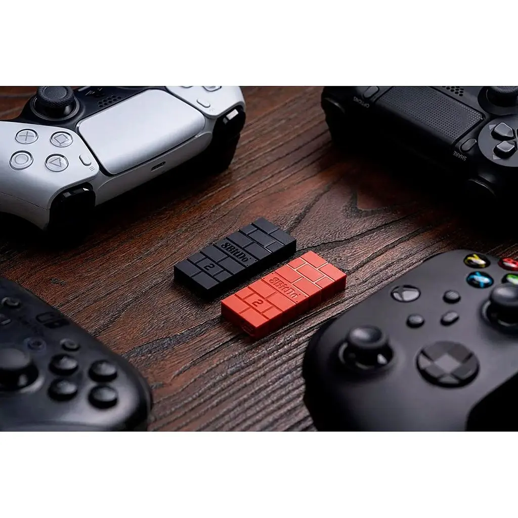 USB адаптер 8BitDo USB Wireless Adapter 2 для Switch/Android/Windows/macOS Brown [90212] - фото 5