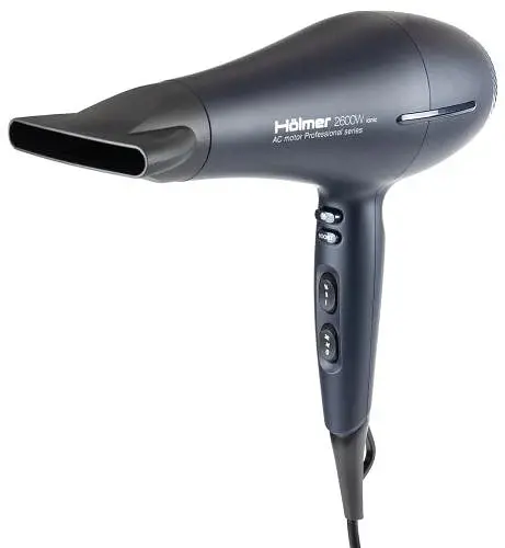 Фен HHD-260I PRO, Black, 2600W Holmer teh0019618 - фото 5