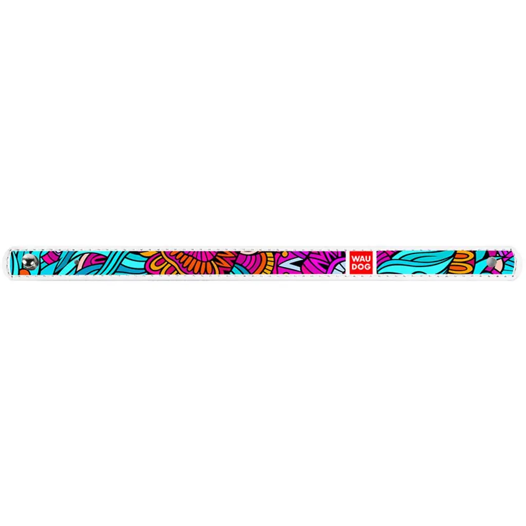 Браслет Waudog Design Літо, шкіра, 18-20х1,5 см, білий - фото 2