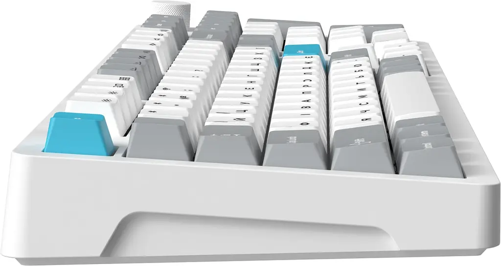 Клавіатура бездротова GamePro Asgard Drakkar Keychron Super Red Switch White (MK305WH) - фото 3