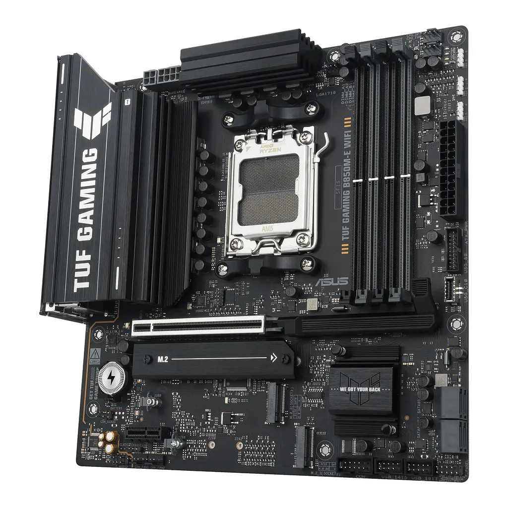 Материнcька плата TUF GAMING B850M-E WIFI sAM5 B850 4xDDR5 M.2 HDMI DP Wi-Fi BT mATX Asus teh0019086 - фото 6