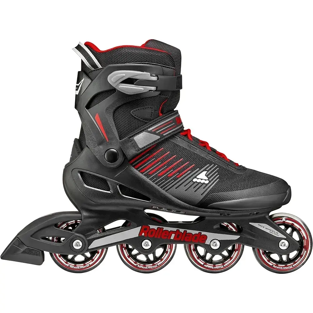 Ролики Rollerblade Zetrablade 300 Чорний-Червоний - фото 2