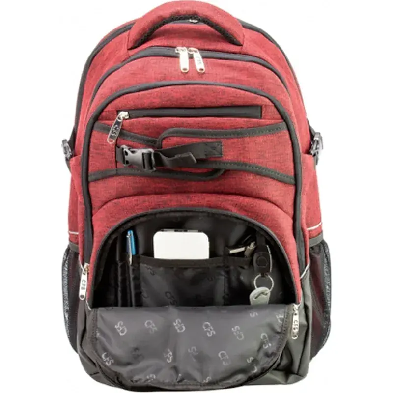 Рюкзак шкільний Cool For School Червоний з коричневим 175+ см (CF86745-03) - фото 2