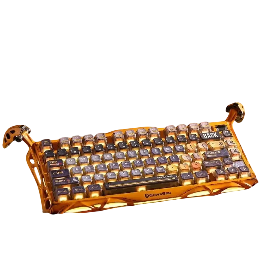 Клавіатура Gravastar Mercury K1 Pro Battle Worn-Yellow