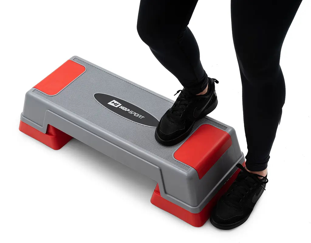 Степ платформа Hop-Sport HS-PP020AS сіро-червона - фото 4