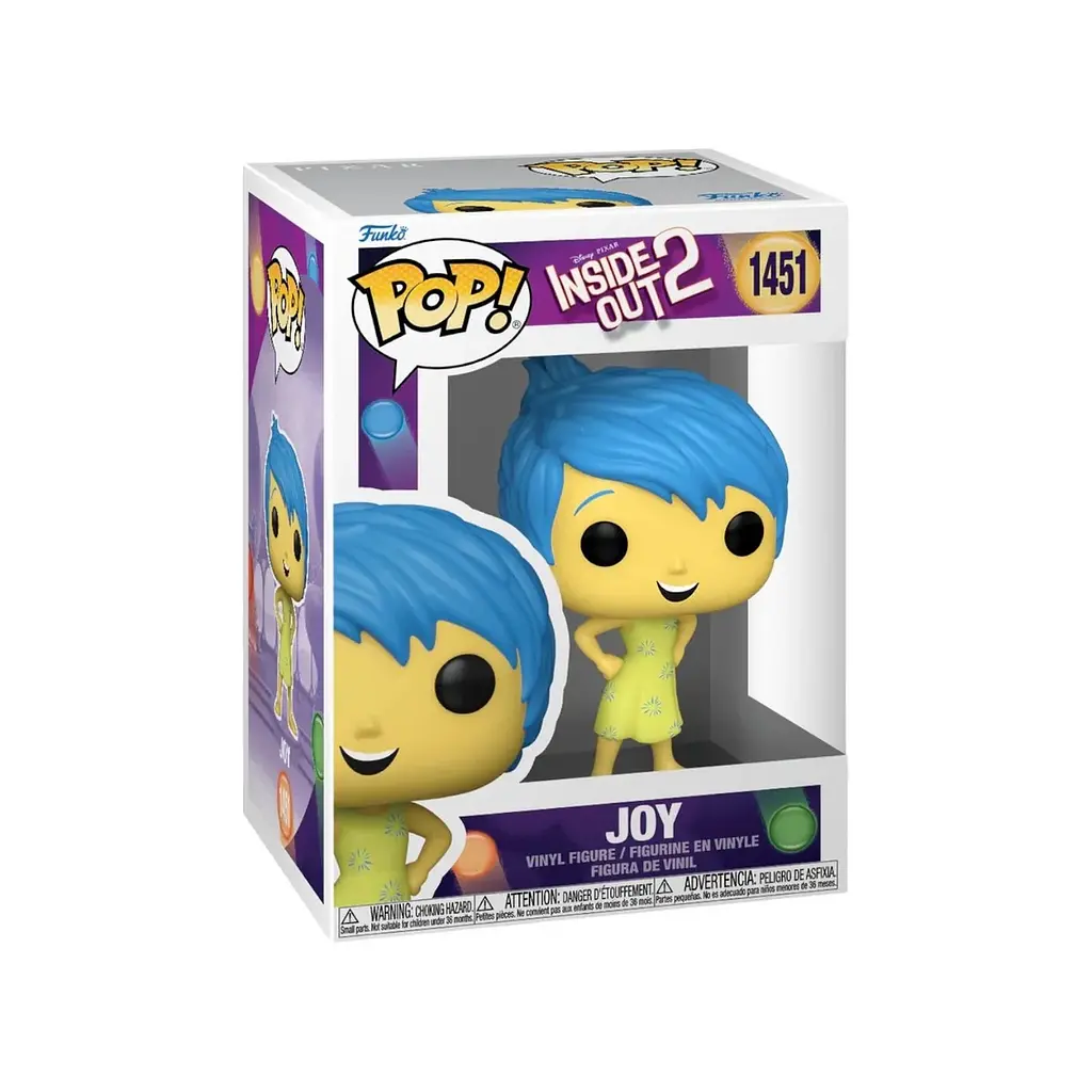 Фигурка Funko Pop Мысли наизнанку Радость Inside Out Joy 10 см FP IO 1451 - фото 3