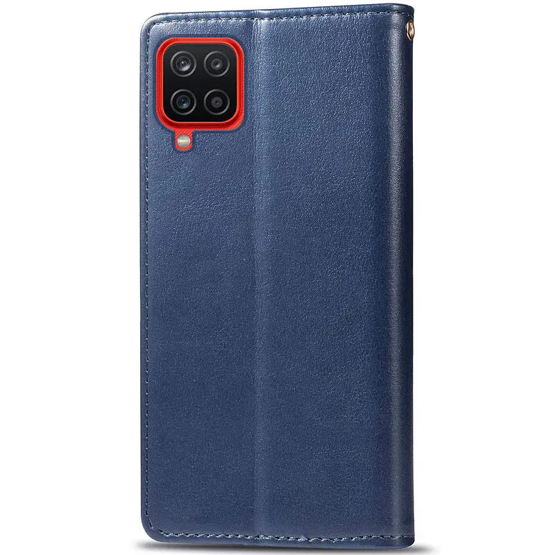 Шкіряний чохол-книжка GETMAN Gallant (PU) для Samsung Galaxy A12 / M12 Синій - фото 2