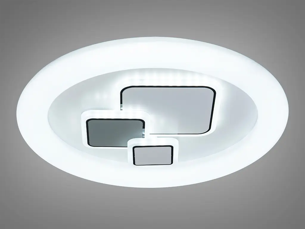 Світильник стельовий LED Diasha 8993-330, 50W, 2750 лм, 33 см, білий акрил, метал, сучасний стиль для дому - фото 2